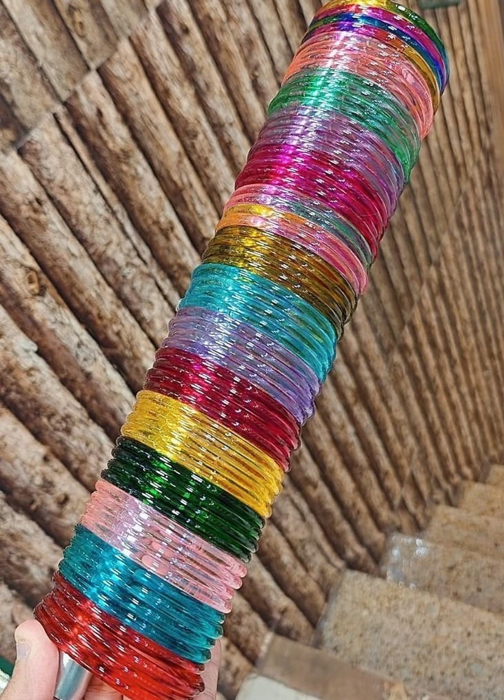 Jelly Glass Bangles